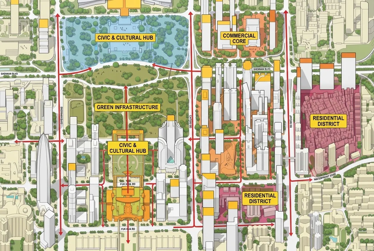 Circulation · Waterfront · Perspective · Site Analysis